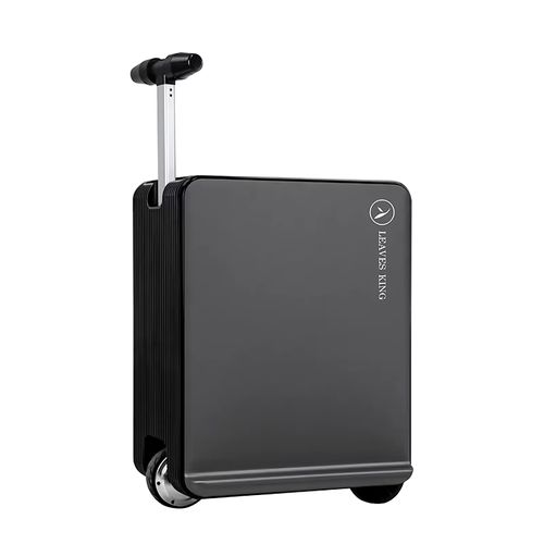 Mala de Viagem Inteligente de 20 Polegadas para Computador Portátil + Mala Elétrica com Patinete + Carrinho Retratil Escondido com Alavanca