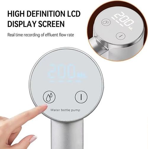 New Portable Water Bottle Pump 1200mAh Automatic Electric Water Dispenser Pump 3 Gears Bottle Water Drinking Dispenser