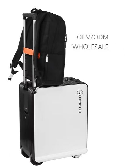 Mala de Viagem Inteligente de 20 Polegadas para Computador Portátil + Mala Elétrica com Patinete + Carrinho Retratil Escondido com Alavanca