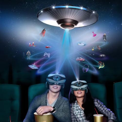 VR Glasses & Helmet with Earphone Headset 3D Virtual World for IOS & Android Smartphone 3D Mobile Devices VR Box