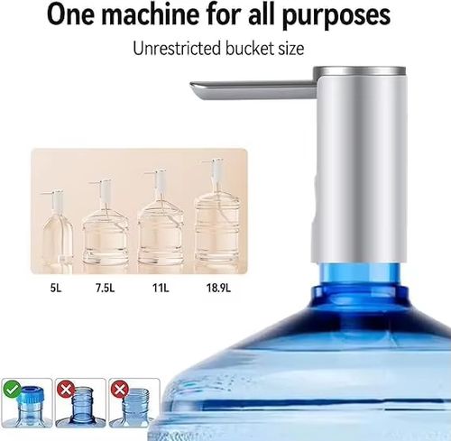 New Portable Water Bottle Pump 1200mAh Automatic Electric Water Dispenser Pump 3 Gears Bottle Water Drinking Dispenser