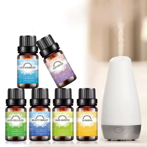 New Design Rotating Umbrella Water Drops Essential Oils Diffusers Aromatherapy Humidifier Colorful LED Night Light