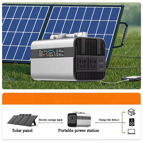 Superior Quality 600W 1000w Outdoor 1200watts Mobile Solar Fast Charging Power Bank Portable Power Station