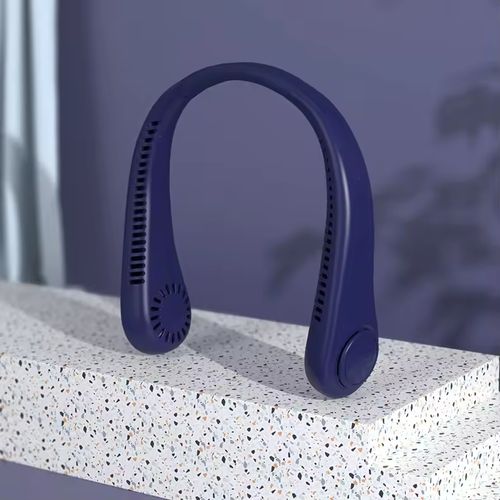 Outdoor Camping Foldable Folding Wearable Usb Charging Bladeless Small Neck Portable Rechargeable Fans