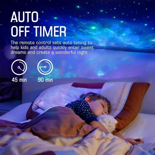 LED Milky Way Starry Sky Projector ABS Material Bedroom Decorative Atmosphere Light Astronaut Starry Sky Night Light