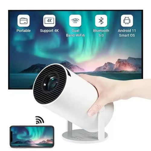 HY300 PRO Full hd Home Theater Projector Smart Android 11 4k Video Projector Portable Mini Projector