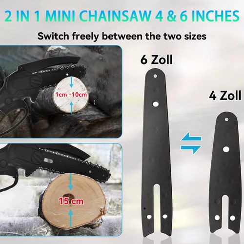New Design Woodworking Cutting Cordless Power Saws Garden Tool Sets Chain Saw Mini Brush 21V Electric Chainsaw