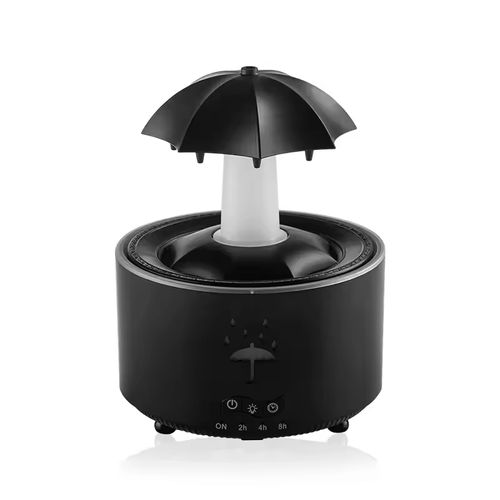 New Design Rotating Umbrella Water Drops Essential Oils Diffusers Aromatherapy Humidifier Colorful LED Night Light