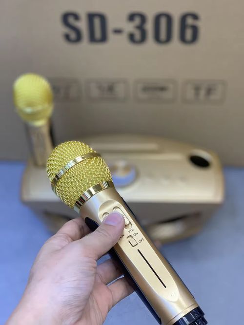 SD306 Home Audio Microphone Integrated Double Chorus Mobile Phone K Song Microphone Wireless Microphone