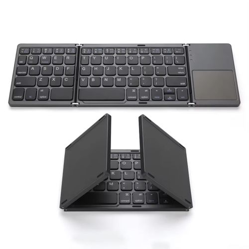⌨️Fam! Wireless foldable keyboard—3 levels! 📱 Works with iPad, iOS, tablets. Dropshipping, easy to carry! Grab now! ✨