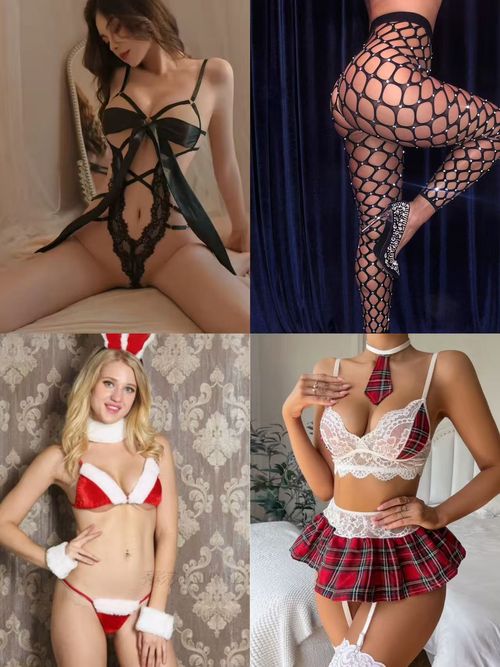 4 件一共 560 4-Piece Sexy Erotic Sleepwear Set  Total 560 GHS