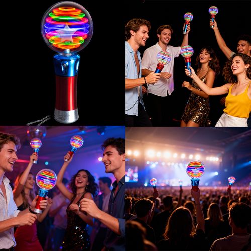 Rotating light stick