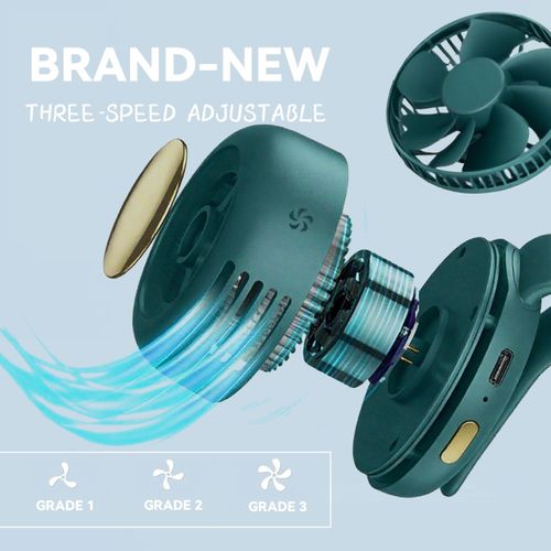 Mini portable electric fan