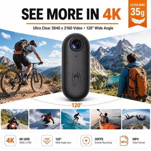 4K Ultra-Mini Camera 64GB
