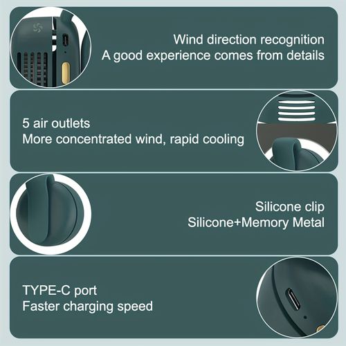 Mini portable electric fan