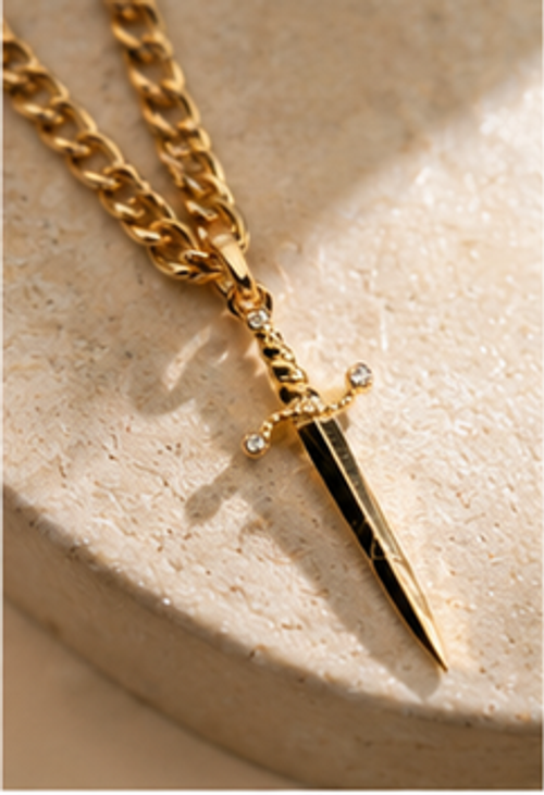 18K Gold Plated Couple Necklace
