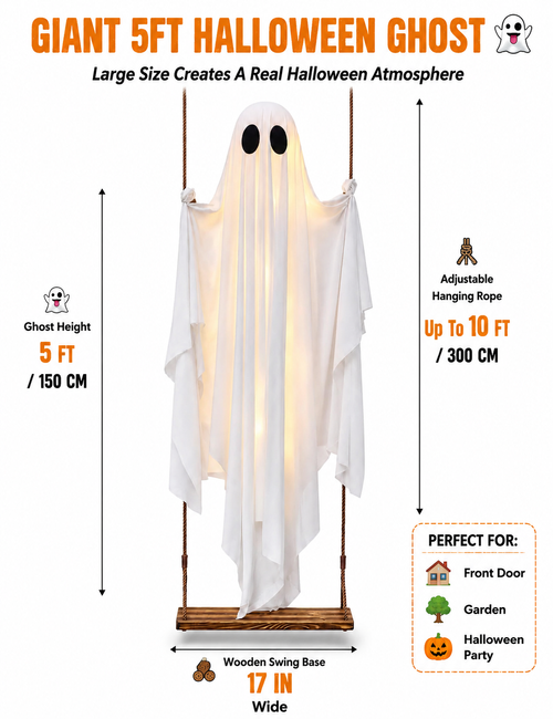 halloween ghost light