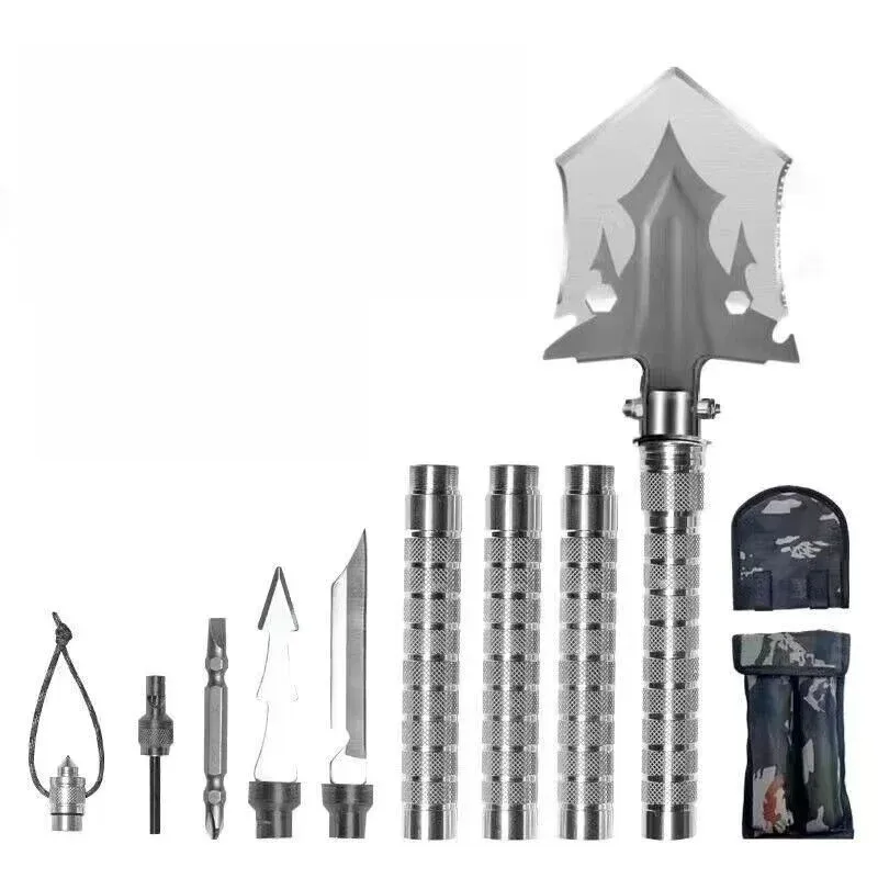 Pelle d'artillerie polyvalente avec sac de camouflage