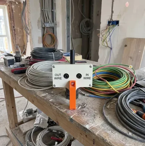 Outil d'assistance au tirage de câbles pour électricien professionnel