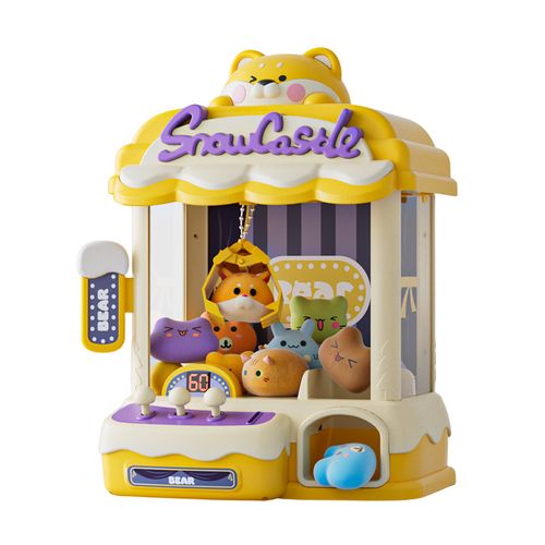 Children's Fun Educational Board Games Sound Light Doll Grabbing Machine Dual Power Supply Mini Doll Grabbing Machine