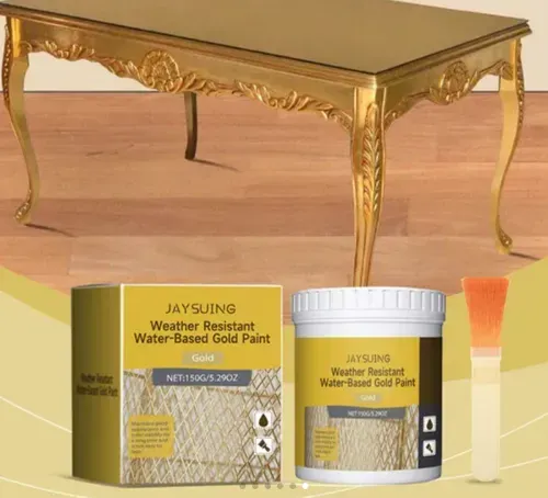 🔥 Peinture à la feuille d'or à base d'eau