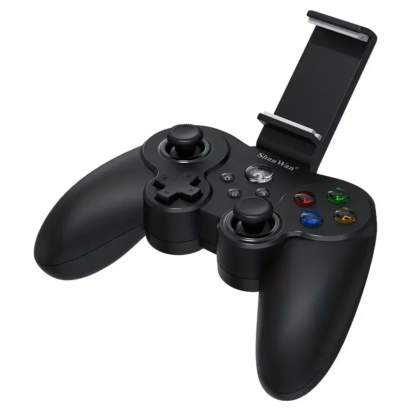 Mobile Game Controller for iPhone and Android with Phone Holder and LED Backlight - PS Remote Play Arcade Games - Long Battery Life