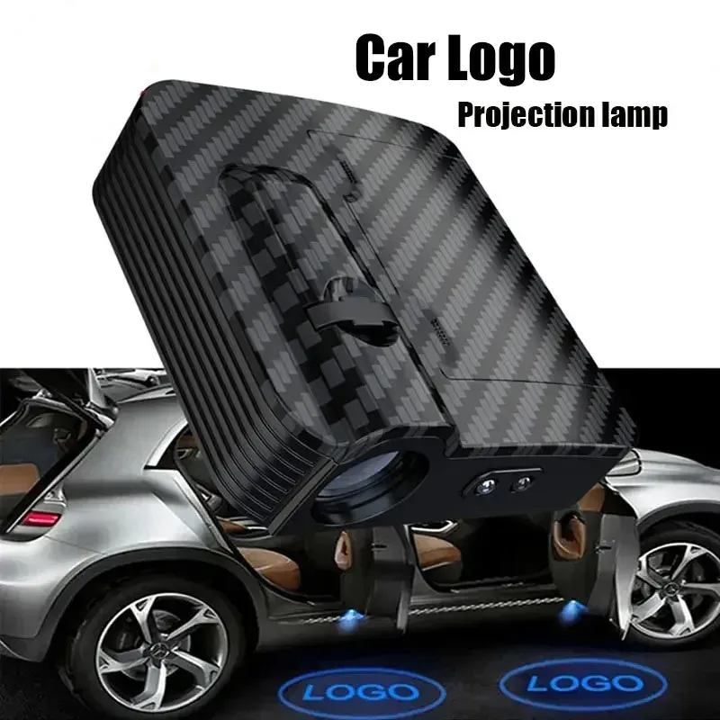 Système d'éclairage LED automatique 3D Ghost Shadow Laser Projector Shadow Lamp 12V LED Car Door logo