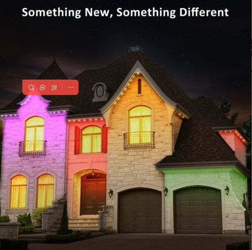Éclairage extérieur permanent à LED Smart Rainbow