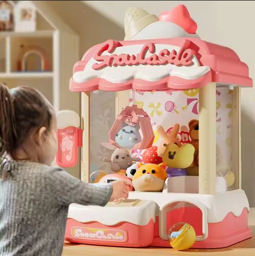 Children's Fun Educational Board Games Sound Light Doll Grabbing Machine Dual Power Supply Mini Doll Grabbing Machine