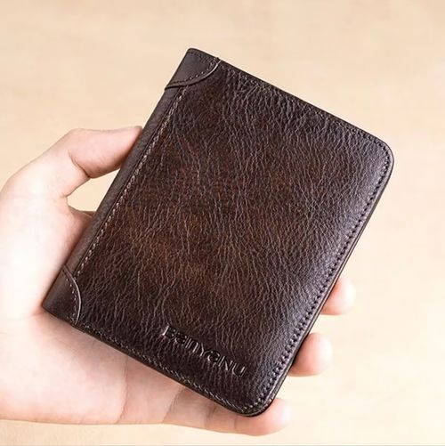 💰Portefeuille multifonctionnel en cuir véritable, bloquant les RFID, imperméable et durable🎁