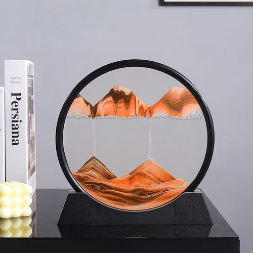Sablier 3D Paysage de sable sous-marin