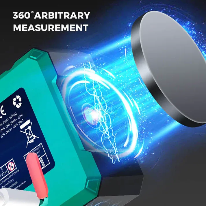 Chercheur d'angle numérique magnétique avec laser électronique