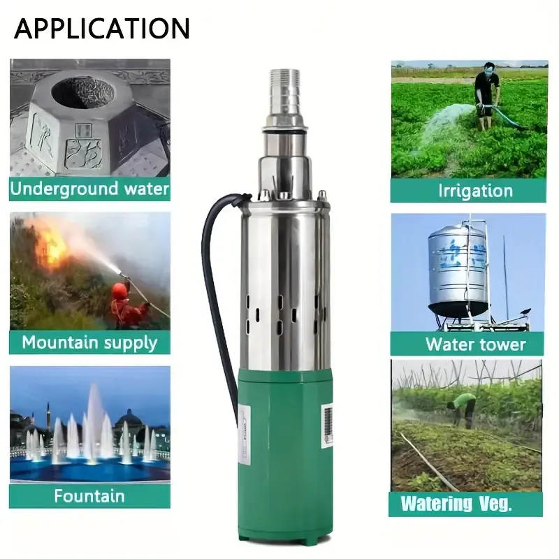 Pompe submersible électrique à courant continu robuste