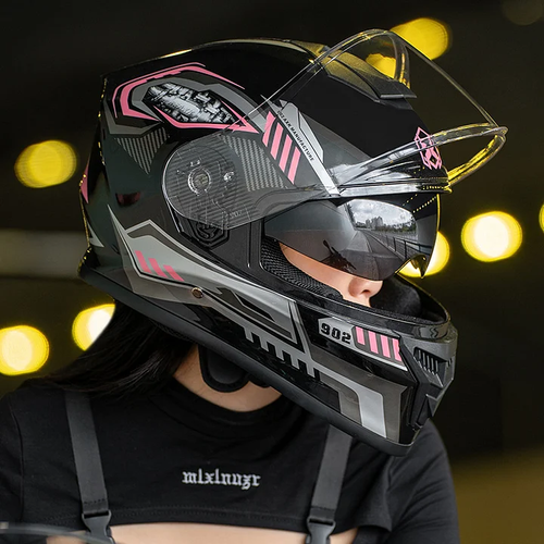 Retro Motorcycle Helmet - Durable ABS, Wipe Clean, Perfect for Outdoor Riding & Racing