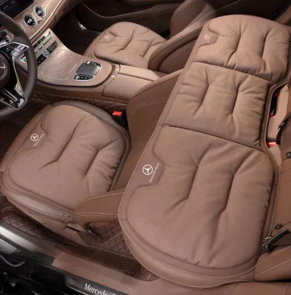 Coussins de siège auto en cuir de haute qualité, dossier confortable