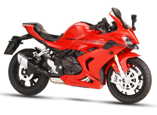 Modèle réduit de moto à l'échelle 1:12