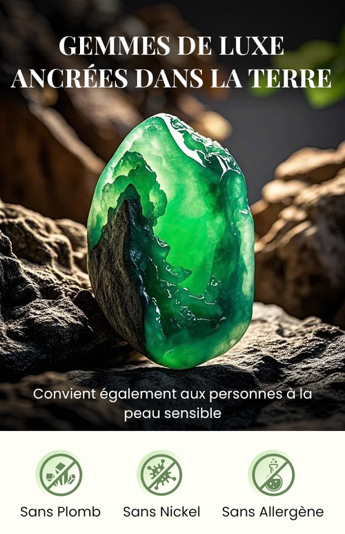 Collier de Paix et Bénédiction en Jade Hetian