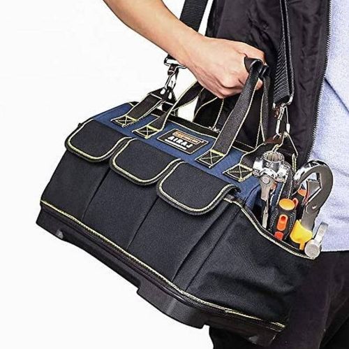 Grand sac à outils en tissu double imperméable avec rembourrage doux