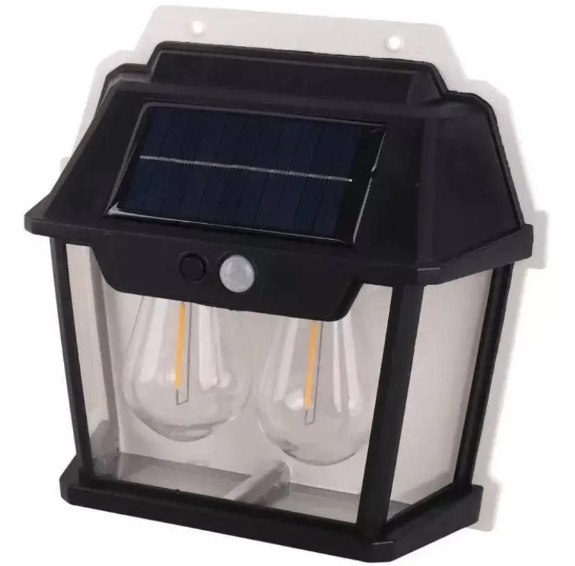 Lampe solaire à deux ampoules