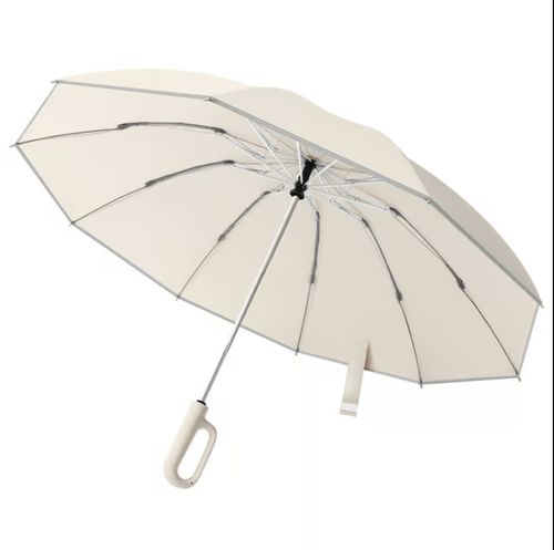 Parapluie à boucle, bande de sécurité réfléchissante, robuste et coupe-vent, portable et de voyage