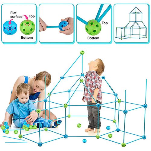 KIT DE CONSTRUCTION DE FORTERESSE MAGIQUE 3D | FORTKIDS