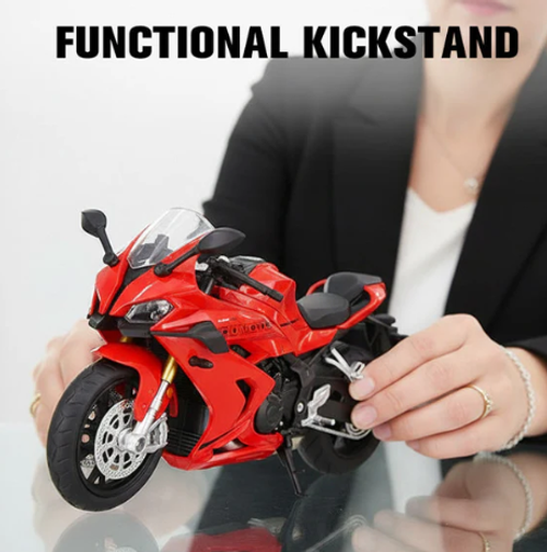 Modèle réduit de moto à l'échelle 1:12