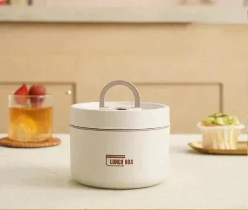 Boîte à lunch isotherme portable en acier inoxydable