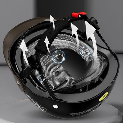 🛡️Casque de moto respirant, léger et résistant aux chocs