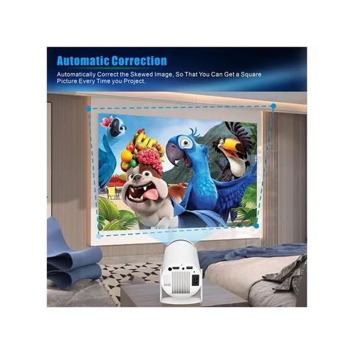 Projecteur de jeu 4K - Blanc - Manette de jeu incluse