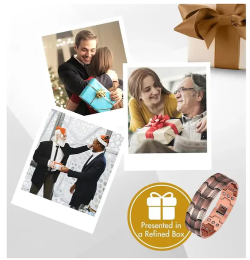 Bracelet magnétique en cuivre - Soulage la fatigue et favorise la circulation sanguine💖💖