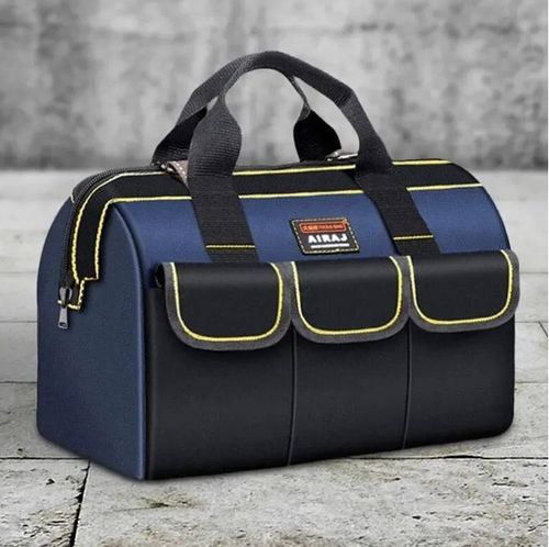 Grand sac à outils en tissu double imperméable avec rembourrage doux