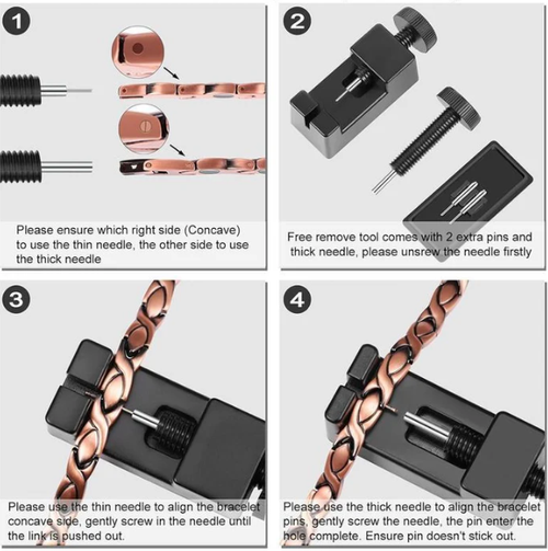 Bracelet magnétique en cuivre - Soulage la fatigue et favorise la circulation sanguine💖💖