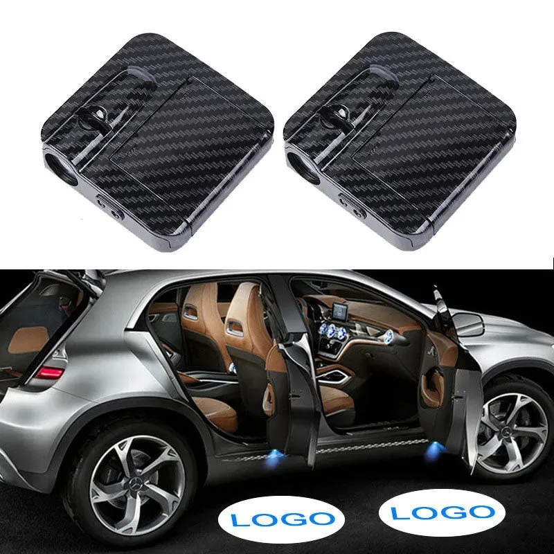 Système d'éclairage LED automatique 3D Ghost Shadow Laser Projector Shadow Lamp 12V LED Car Door logo