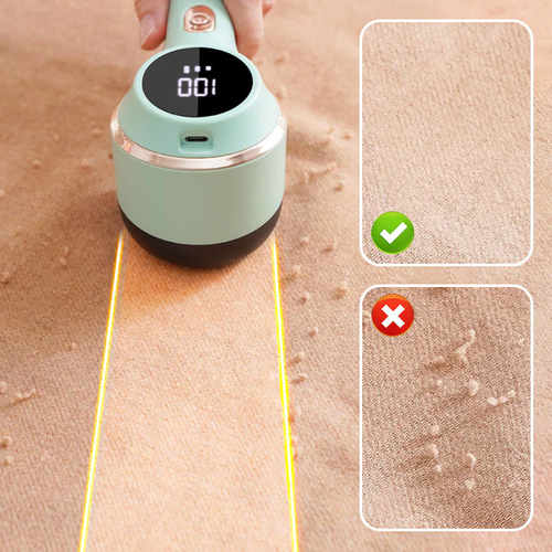 ✨Appareil à 3 vitesses pour éliminer les peluches sur les tissus, avec affichage numérique